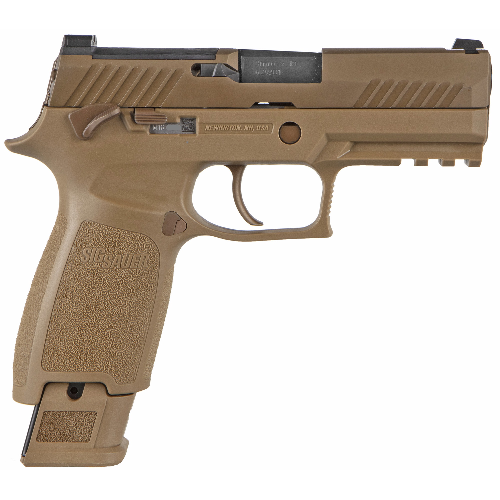 Sig Sauer P320 M18 Commemorative Pistol, 9mm, (1) 17 Round Mag, (2) 21 ...